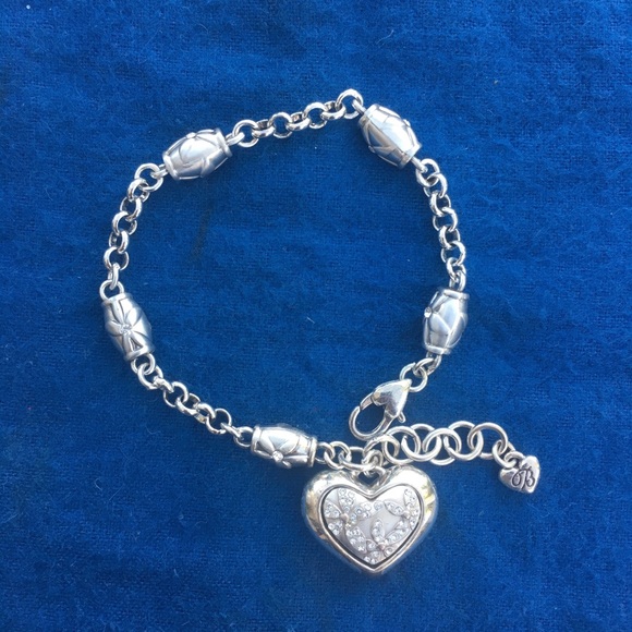 Brighton Jewelry - Brighton heart charm bracelet